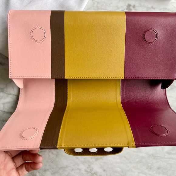 PERRIN PARIS Le Cabriolet Glove Clutch Purse - Muliti-coloured STATEMENT PIECE! - Picture 8 of 17